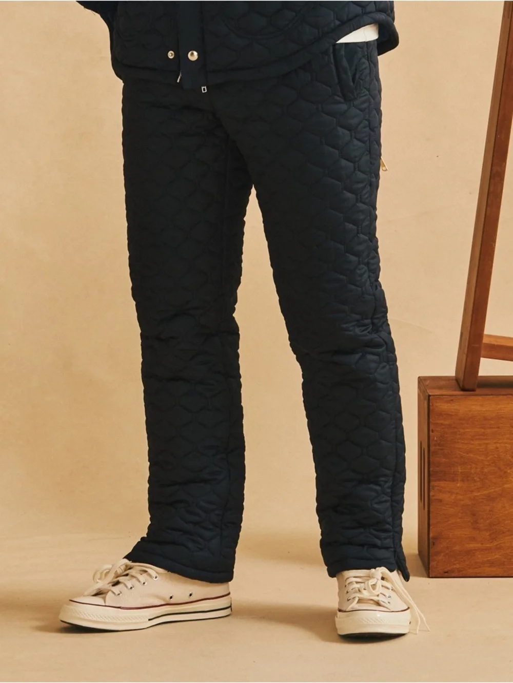 Mifland Quilted Pants Size Small Black Men’s